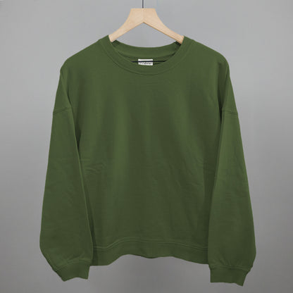 Moss Oversized Boxy Crew