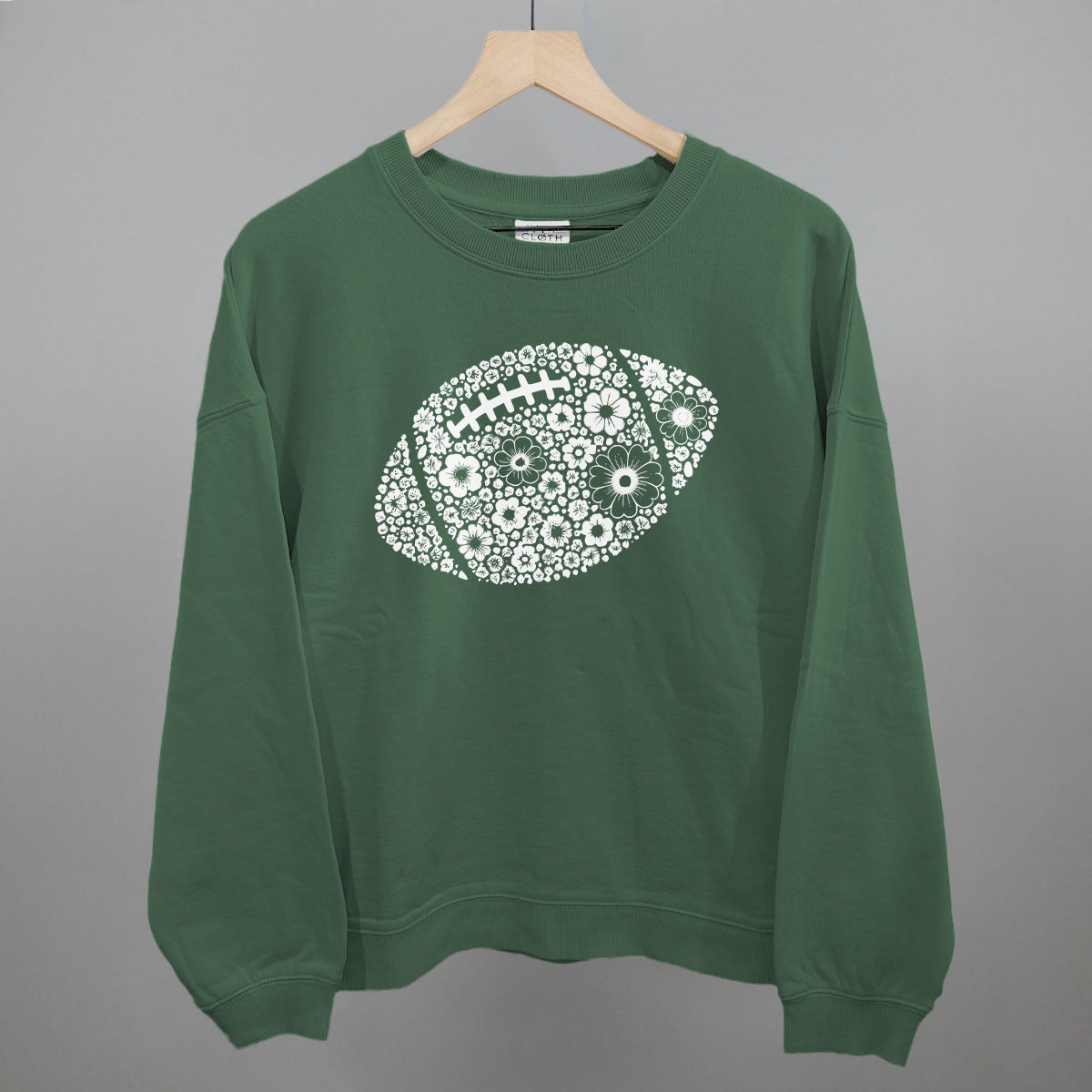 Floral Football White