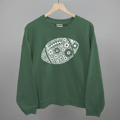 Floral Football White