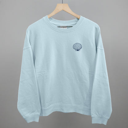 Speckled Seashell (Navy Blue) (Left Chest)