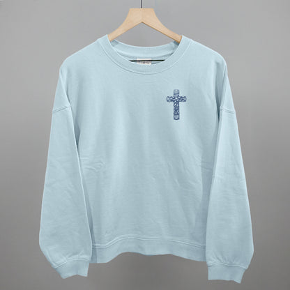Seashell Cross (Left Chest)