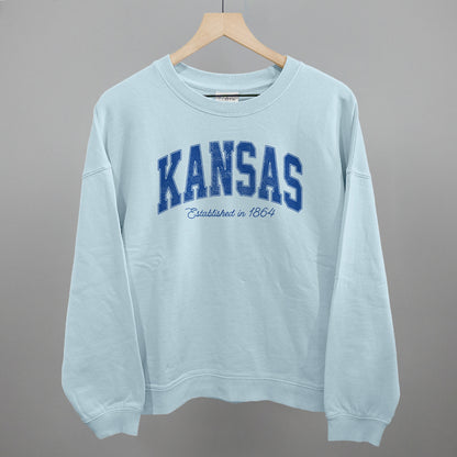 Kansas Varsity Arch (Blue)