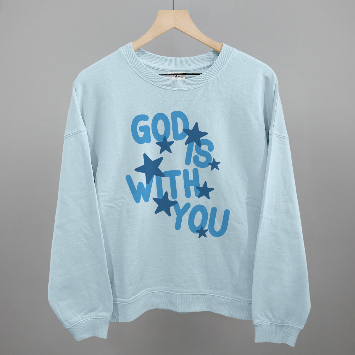 God Is With You Blue Stars