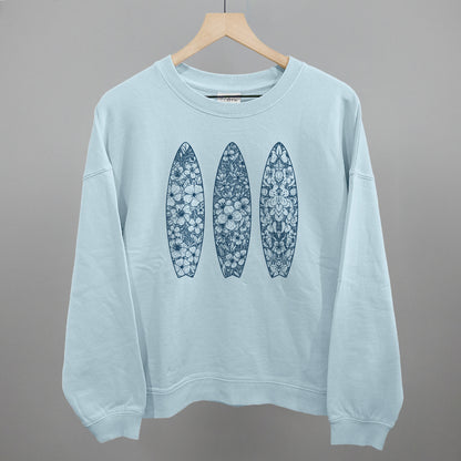 Blue Floral Surfboards