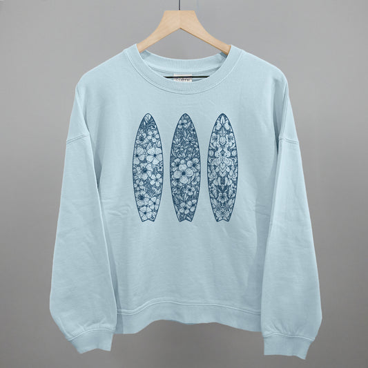 Blue Floral Surfboards