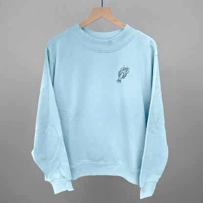 Lobster Doodle (Navy Blue) (Left Chest)