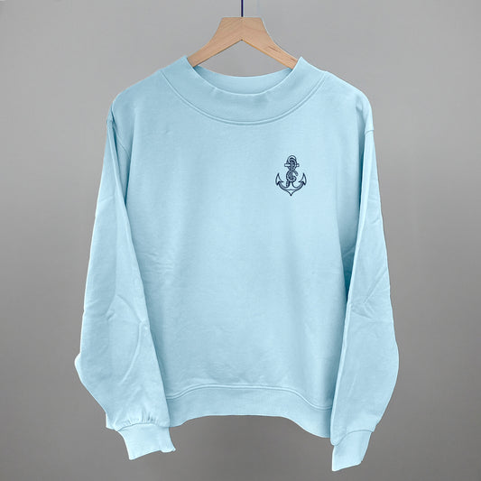 Anchor Doodle (Navy Blue) (Left Chest)