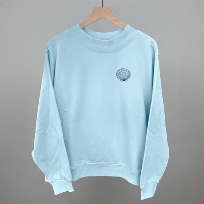 Speckled Seashell (Navy Blue) (Left Chest)