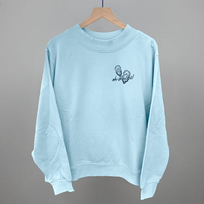 Oh Shucks Oysters (Navy Blue) (Left Chest)