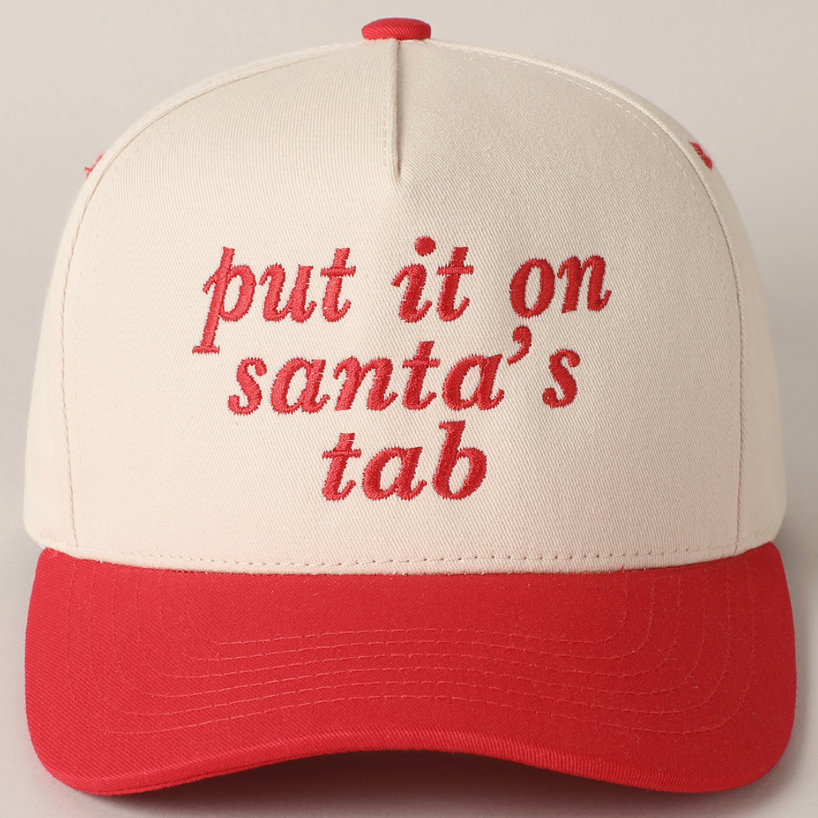 Put It On Santa's Tab Trucker Hat