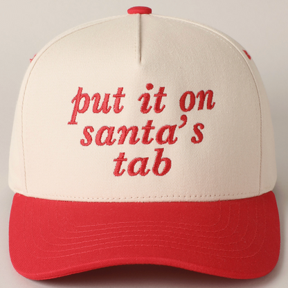 Put It On Santa's Tab Trucker Hat