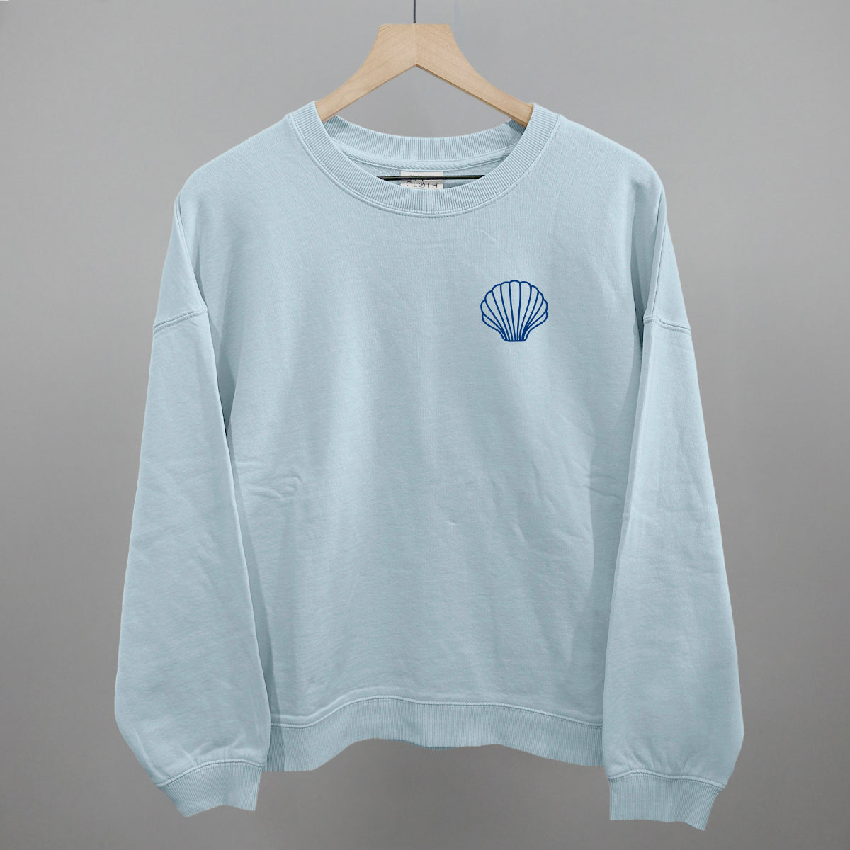 Blue Seashell (Embroidered)