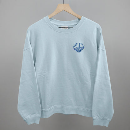Blue Seashell (Embroidered)
