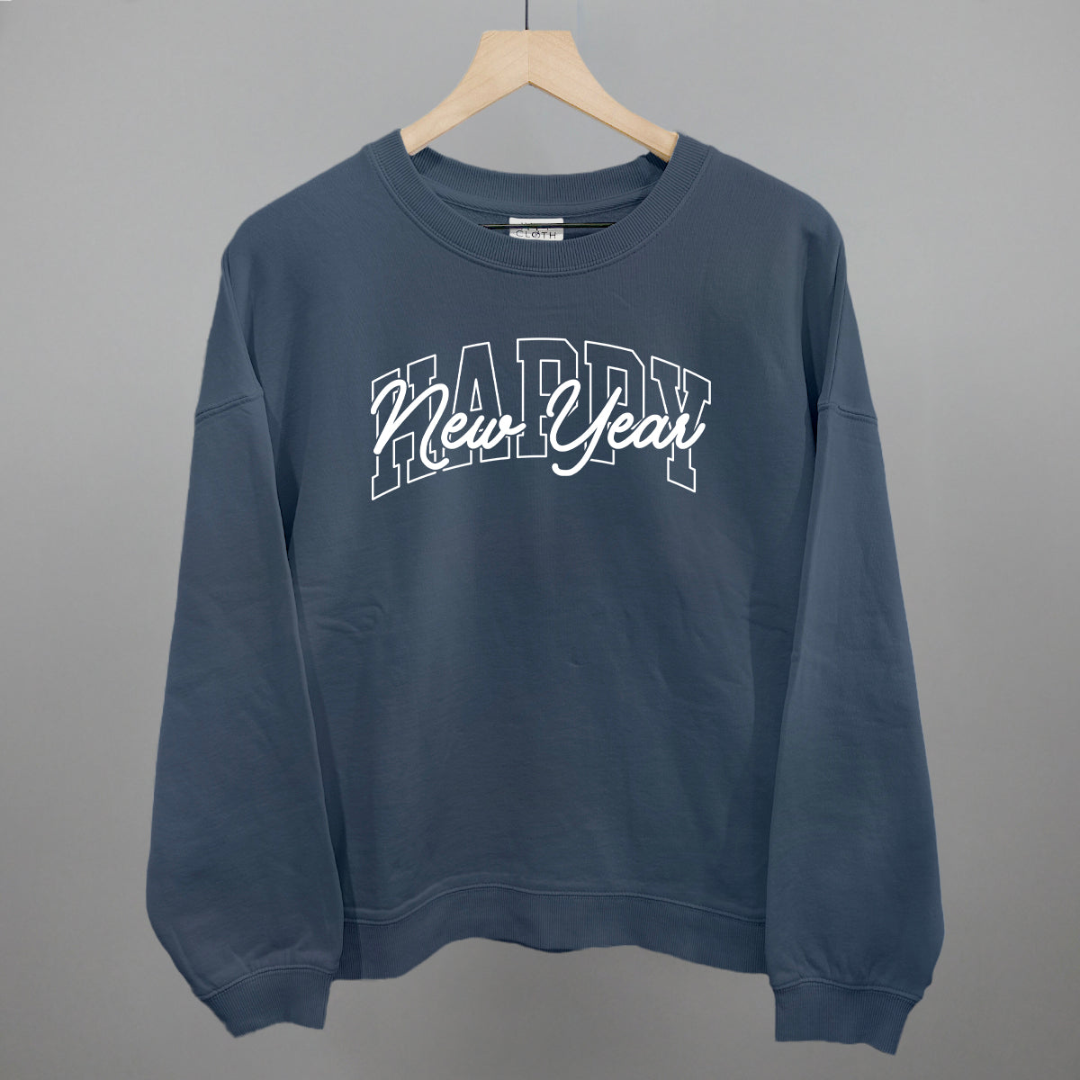 Happy New Year White Arch + Script