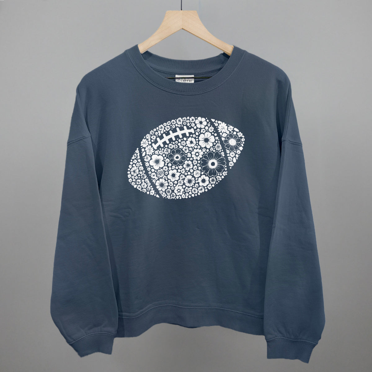Floral Football White