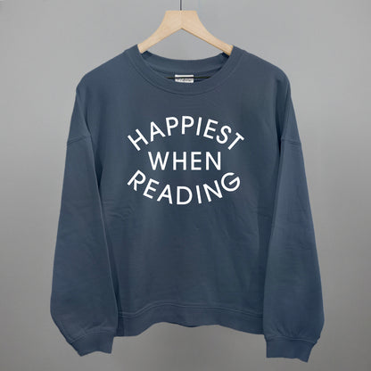 Happiest When Reading (White)