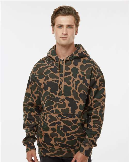 Parent Blank of Partial Shield Branded Hoodie
