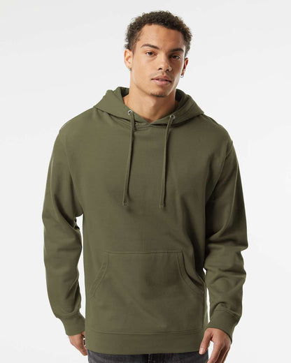 Parent Blank of Partial Shield Branded Hoodie