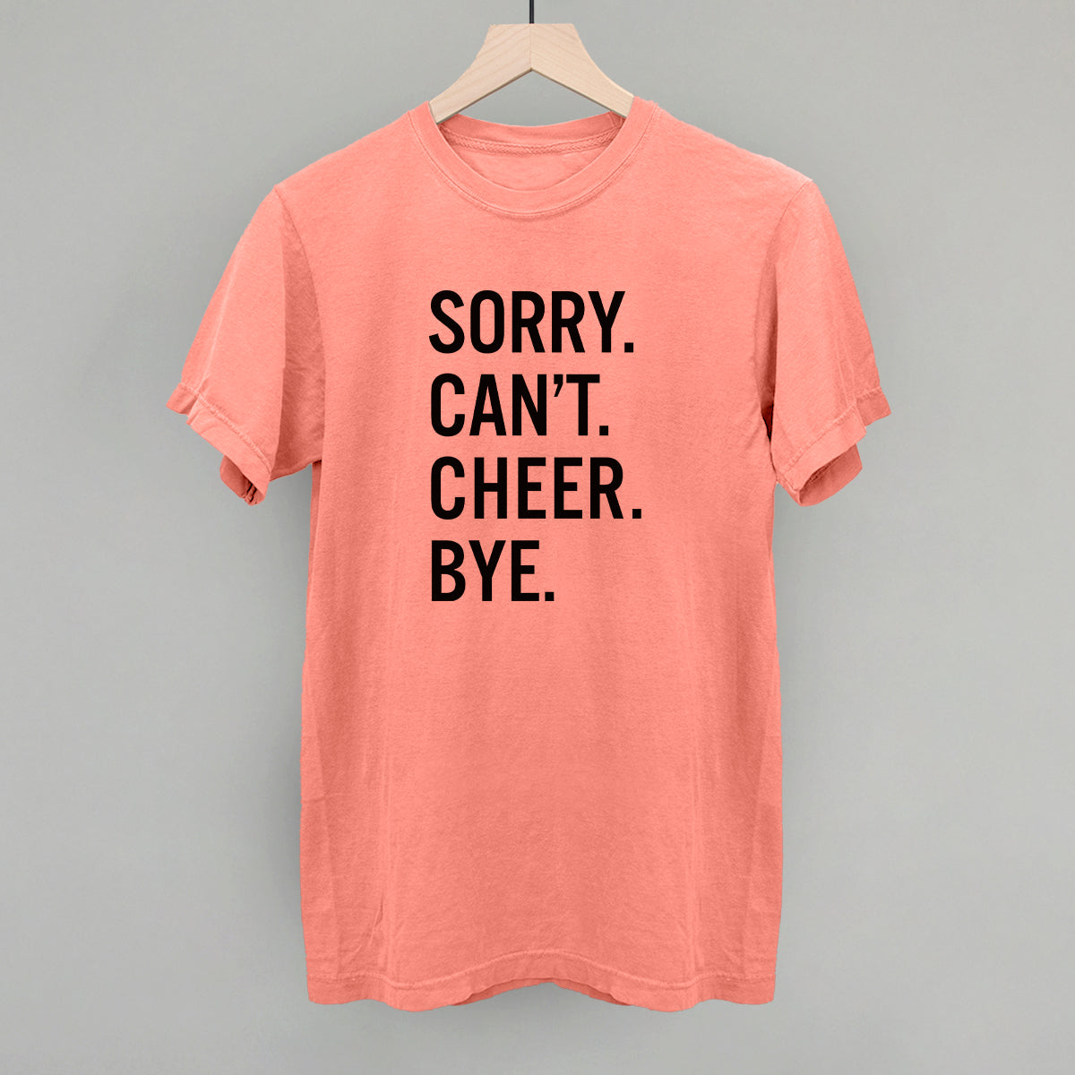 Sorry Can't Cheer Bye