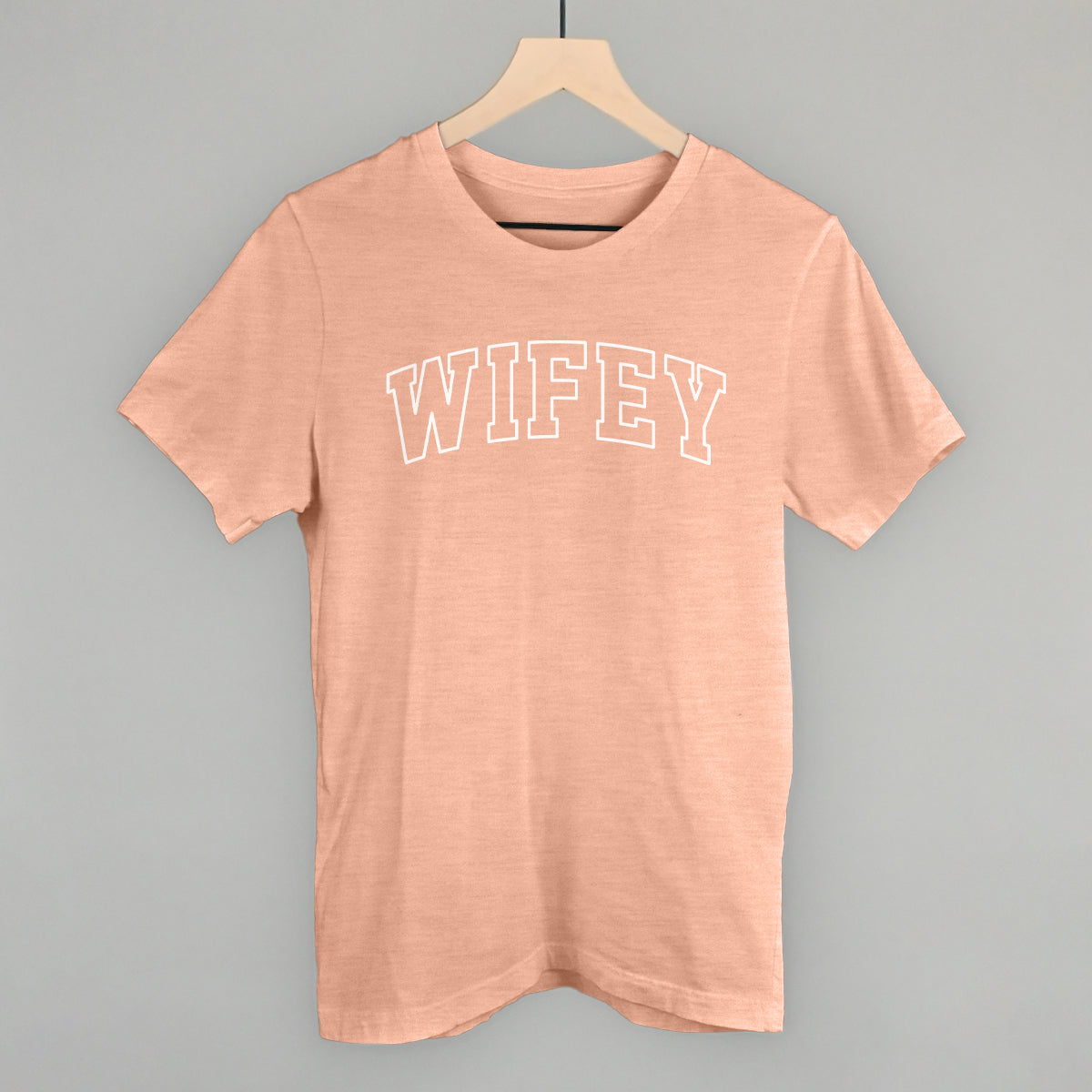 Wifey (White Collegiate Outline)