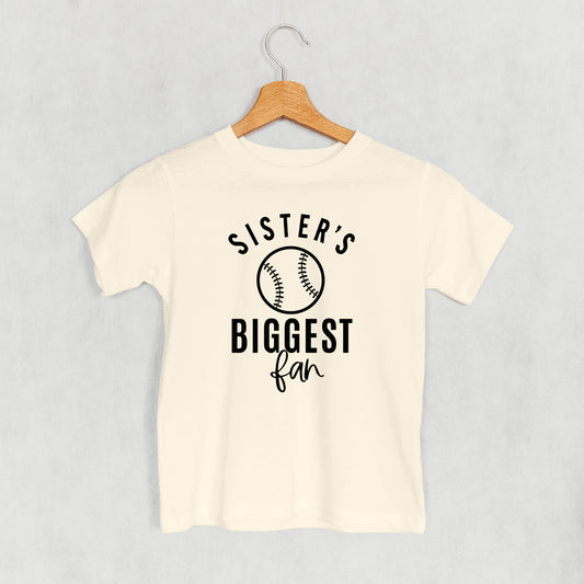 Sister's Biggest Fan Baseball (Kids)