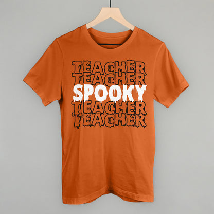 Spooky Teacher Outline
