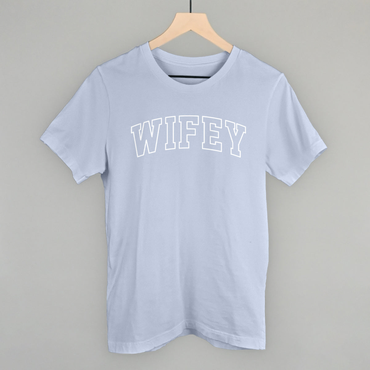 Wifey (White Collegiate Outline)