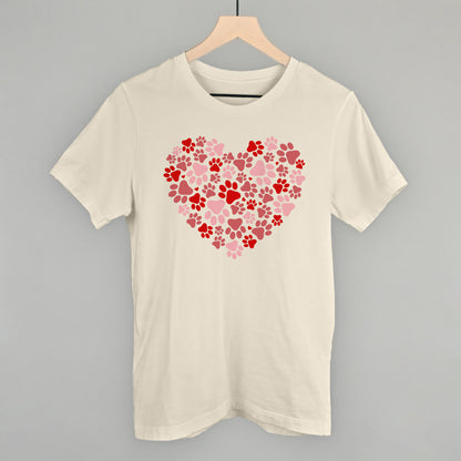Paw Print Heart