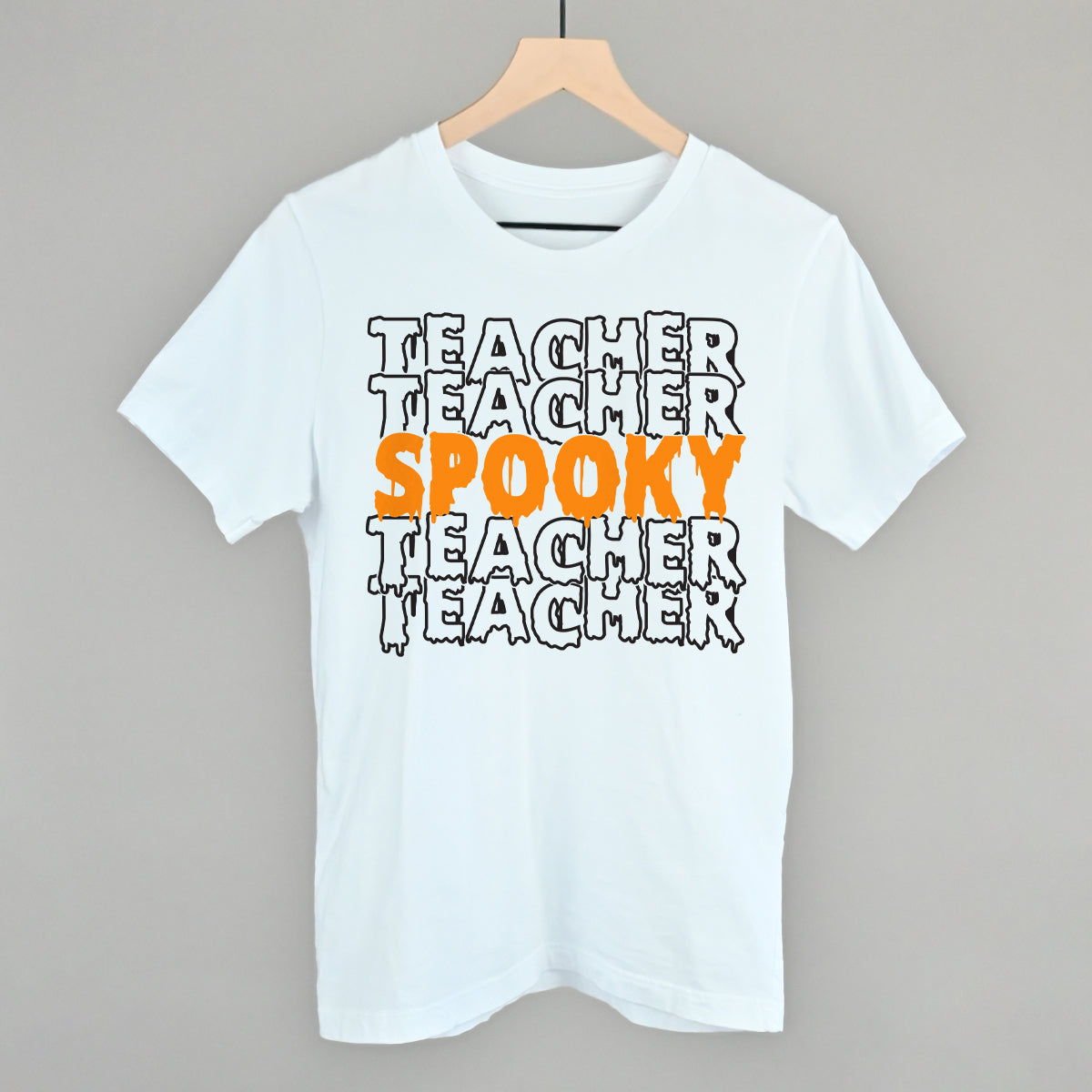 Spooky Teacher Outline