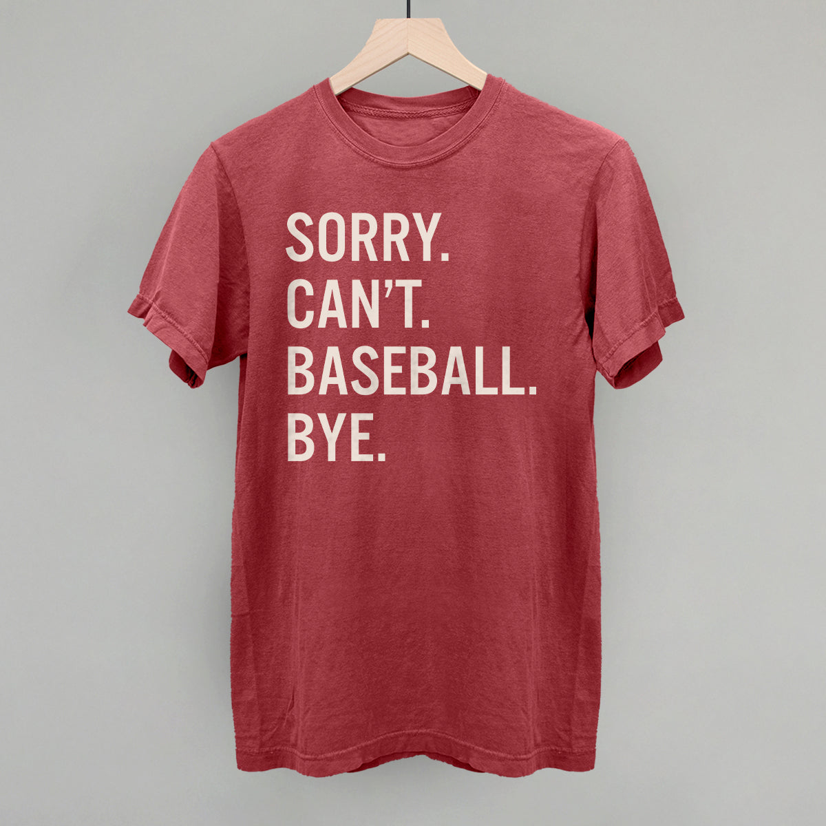 Sorry Can't Baseball Bye