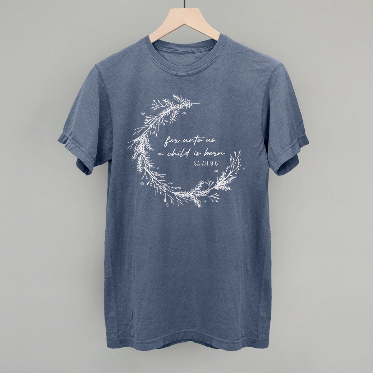 For Unto Us Verse Wreath
