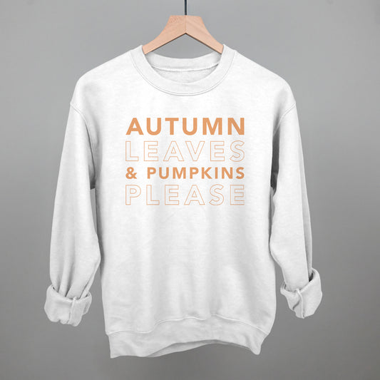 Autumn Leaves And Pumpkins Please