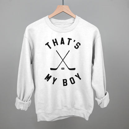 Boys Long Sleeve Hockey Graphic Tee