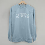 Wifey (White Collegiate Outline)