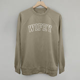 Wifey (White Collegiate Outline)