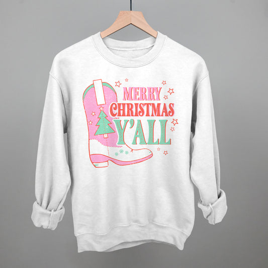 Merry Christmas Y'all Boot