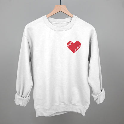 Baseball Heart (Left Chest)