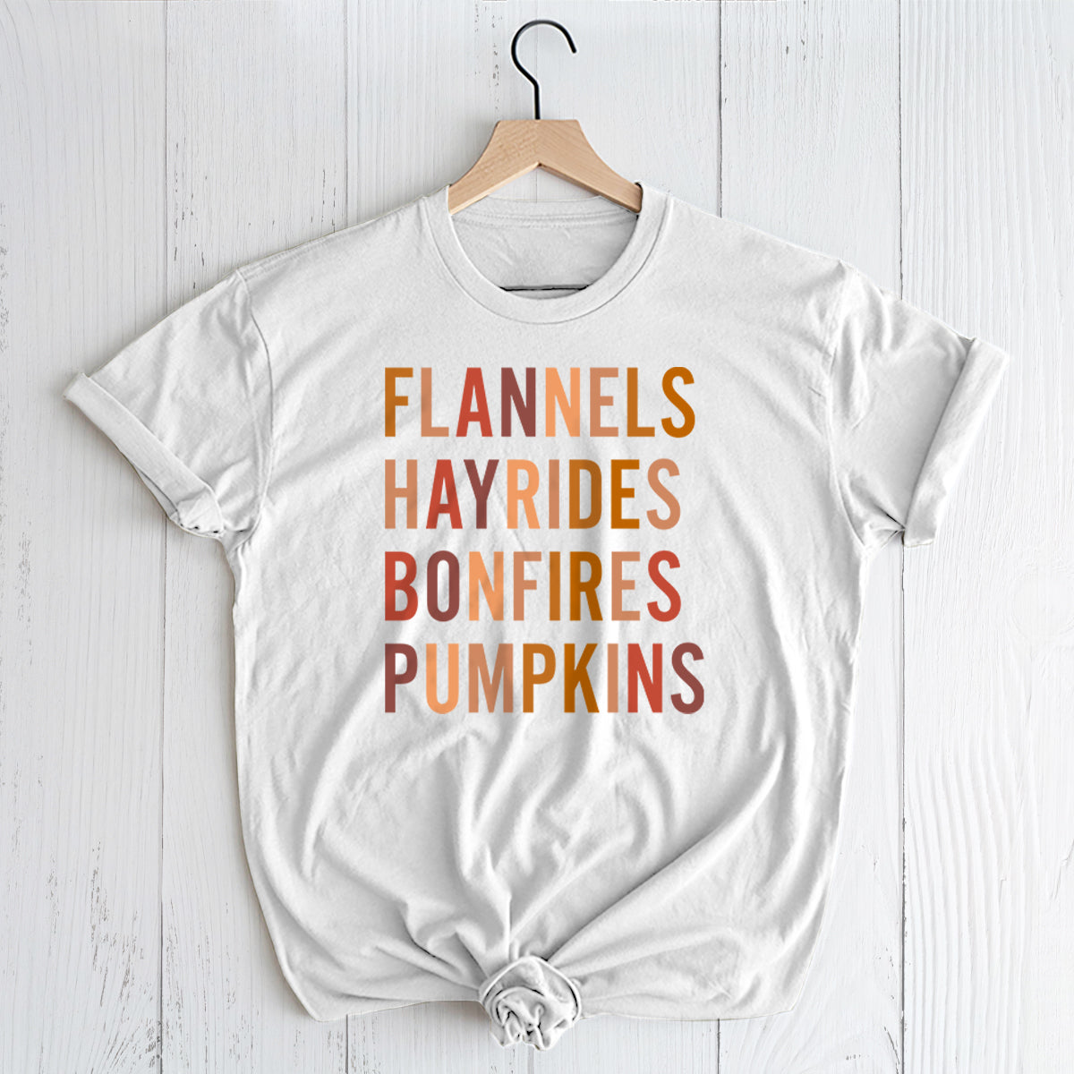 Flannels Hayrides Bonfires Pumpkins